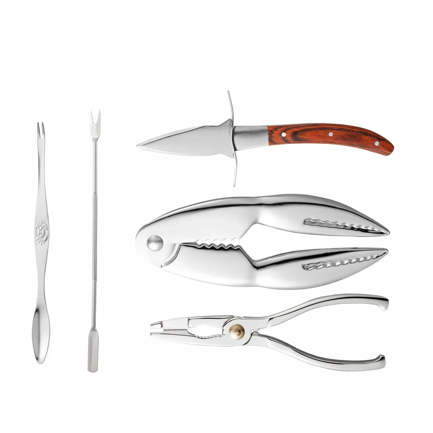 Dorre Skai-Meeresfrüchte-Set 15-teilig Edelstahl