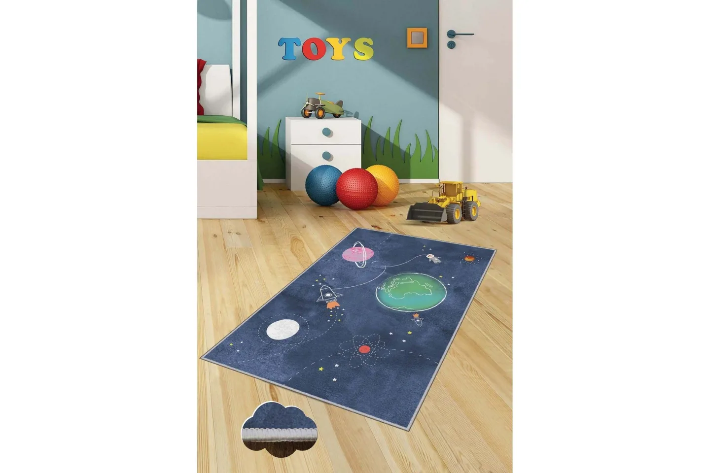 Nooralam Gångmatta 80x150 cm Rektangulär - Flerfärgad