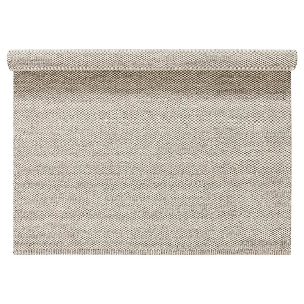 Scandi Living Lea ullmatta naturvit 170x240 cm