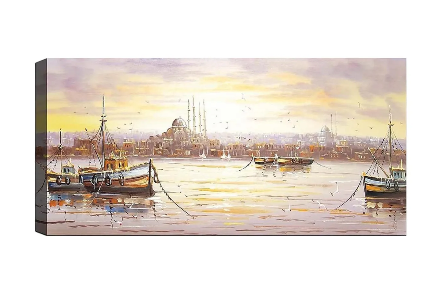 Canvastavla YTY Buildings & Cityscapes Flerfärgad - 120x50 cm