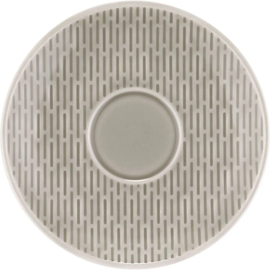 BAUSCHER Untertasse Scope Grau Porzellan 1.8 cm