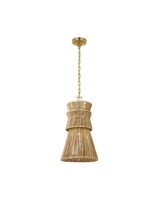 Antigua 13" Pendant Natural Abaca