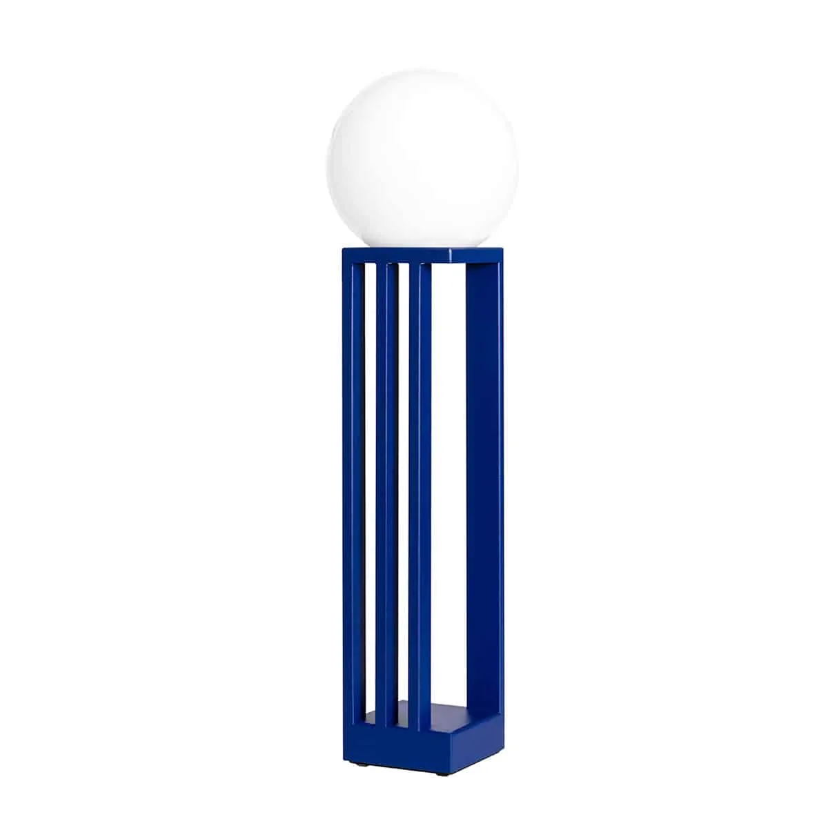 Örsjö Libreria Bordslampa Blå struktur/opalglas