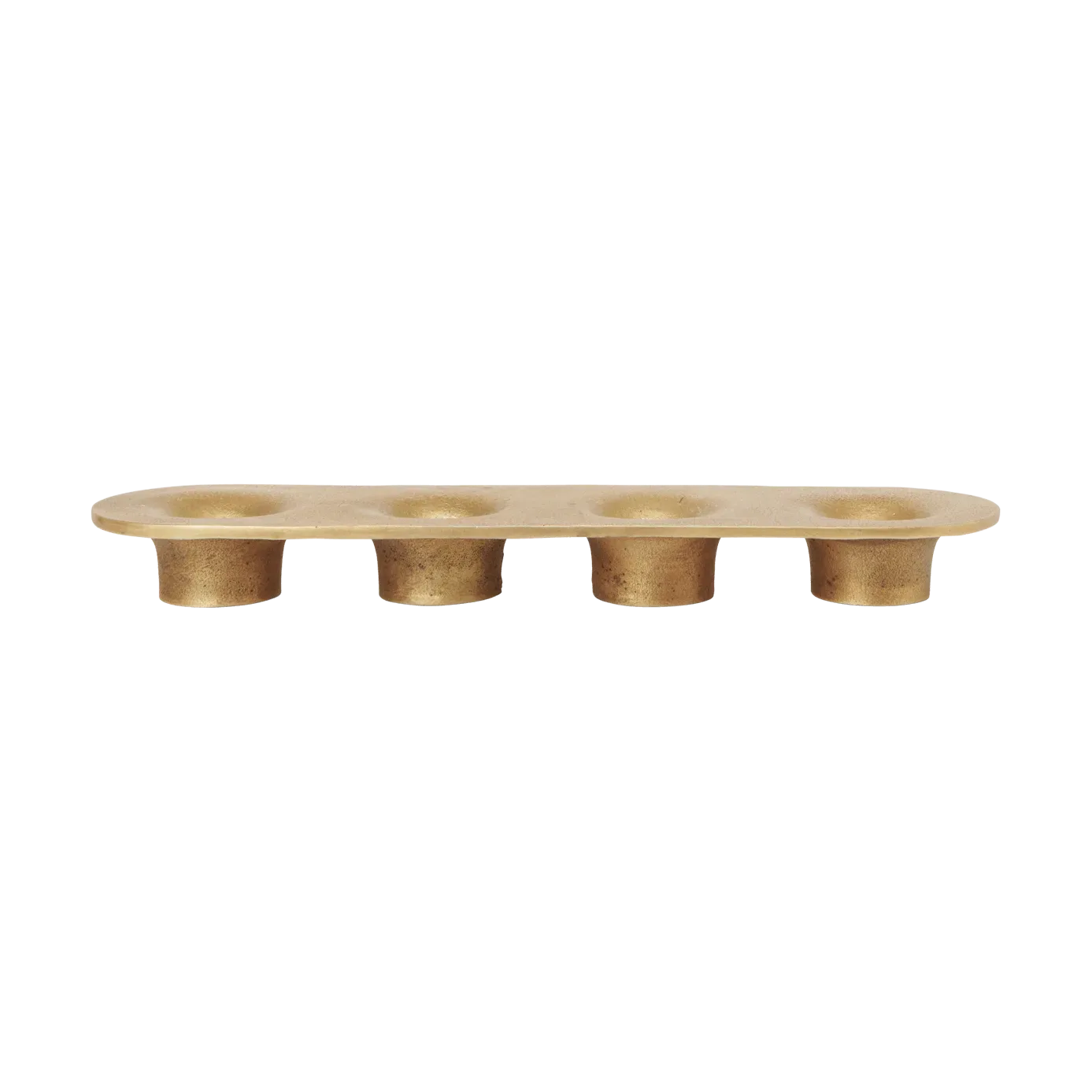 Ferm Living Soothe 4 ljusstake 8x29 cm Brass Finish