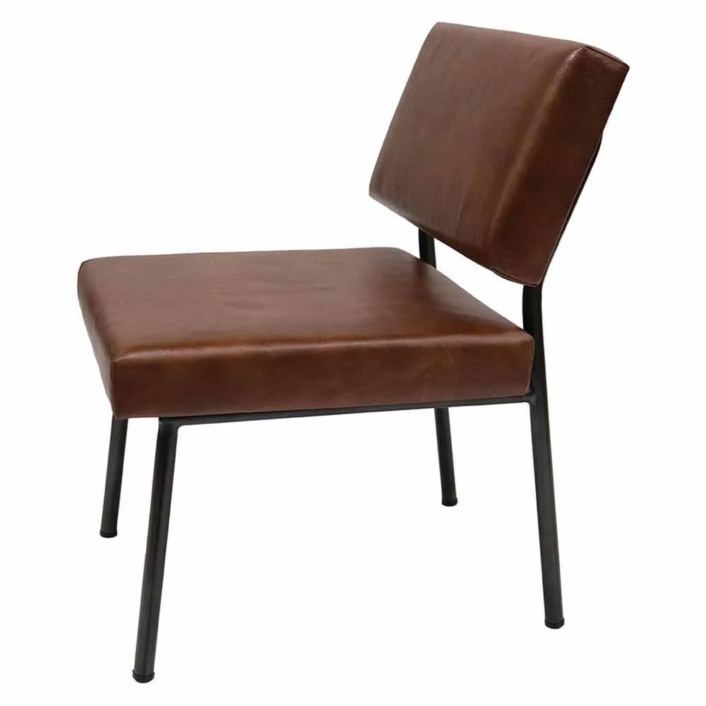 Loungestol läder Craig Trademark Living