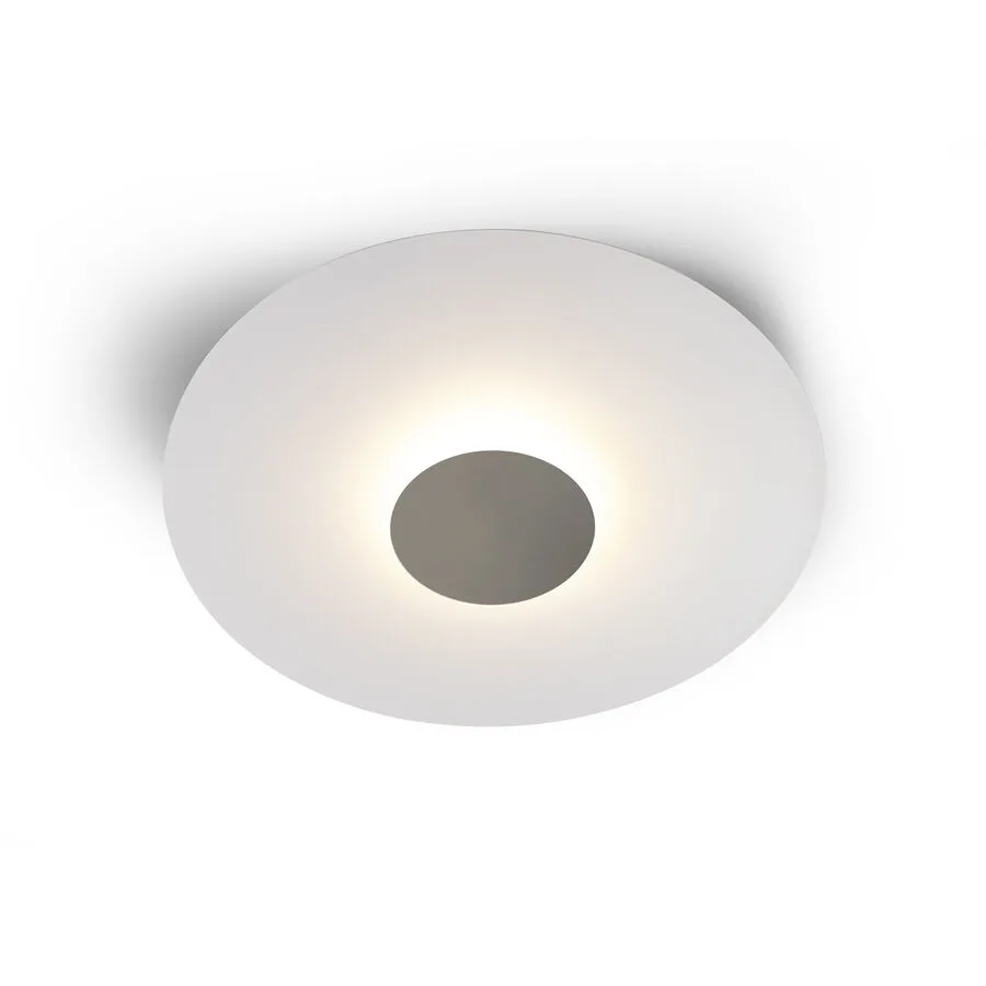 Bopp Deckenlampe Chio Weiss Aluminium 44 cm 8 cm - LED - Lichtfarbe: Extra warmweiss - LED Energiesparlampen