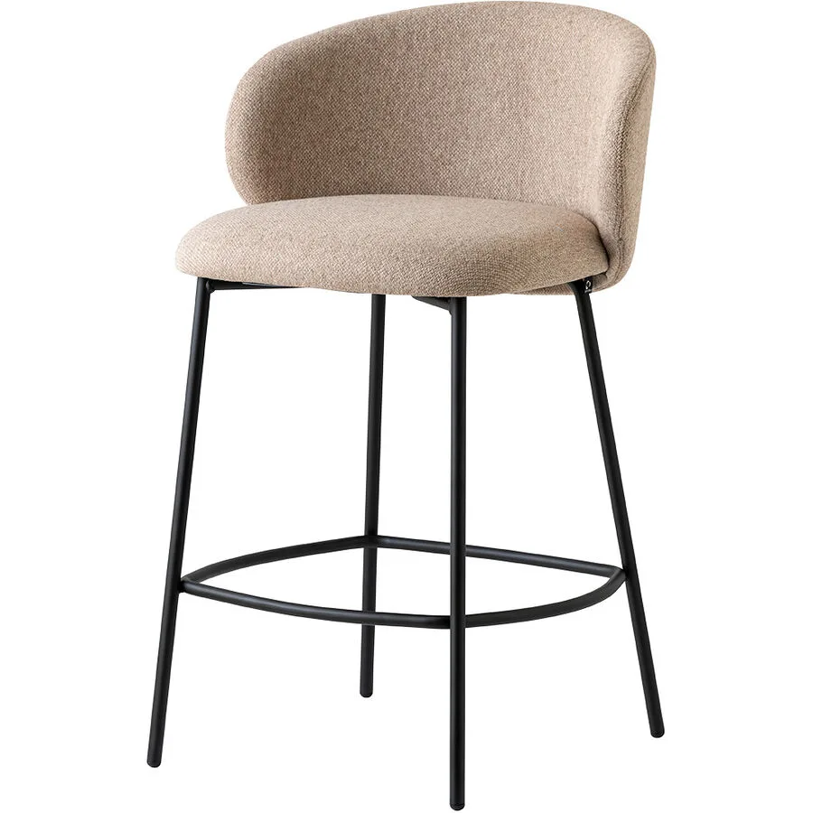 CONNUBIA Barhocker Tuka cappuccino Metall H 88 cm