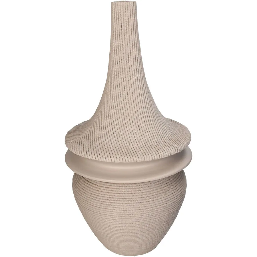 Vase Myko sand Polyresin D 46 H 46 cm