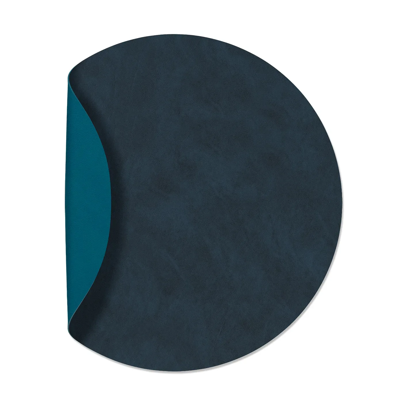 LIND DNA Nupo Platzdecke circle reversibel XL 1 St. Midnight blue-petrol