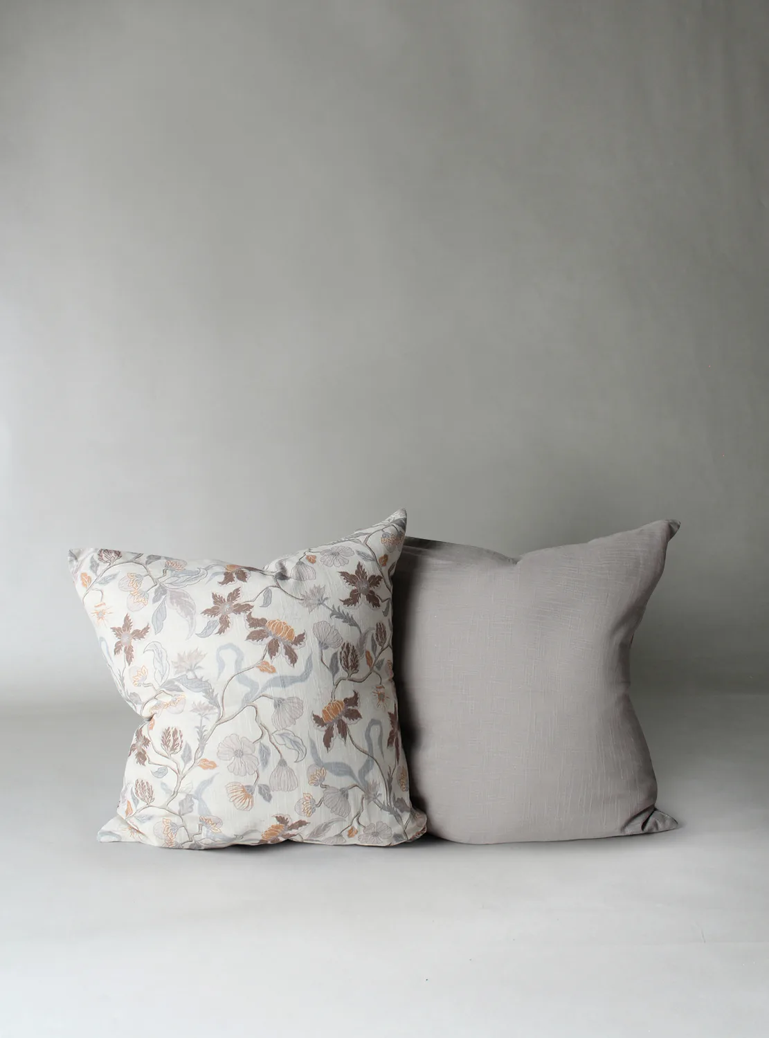 Putetrekk x 2 - Sollan (beige) (Størrelse: 45 x 45 cm)