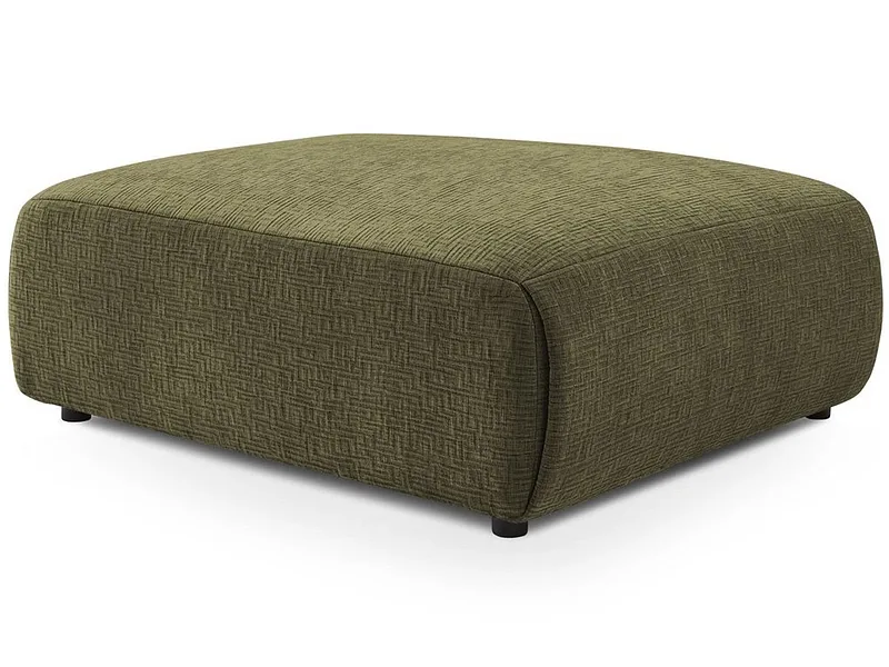 Hocker BOBOCHIC JEANNE 117x95x45cm stoff mit textur grün