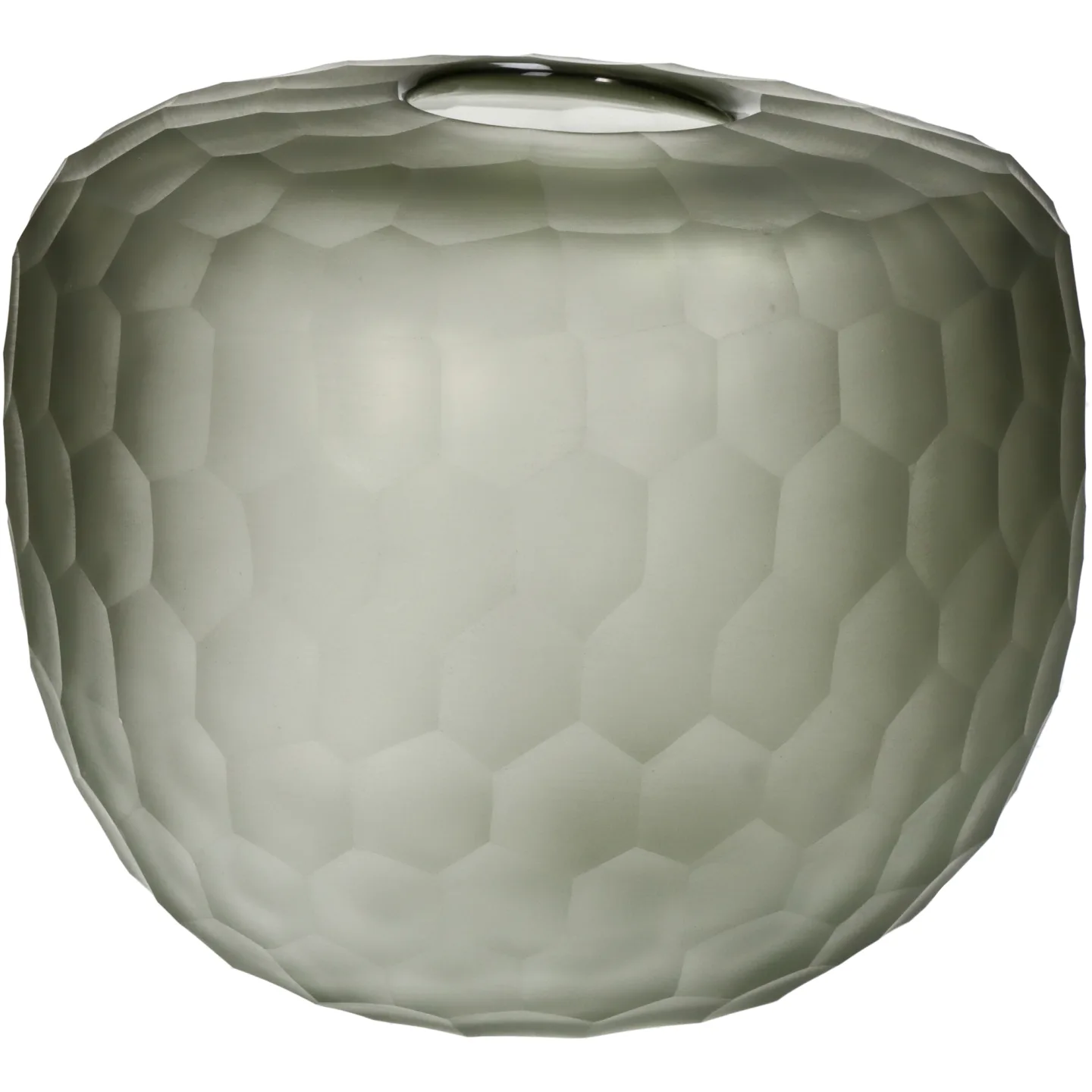 Kersten Vase Glas, Rauch H: 20 cm | Schubiger Möbel