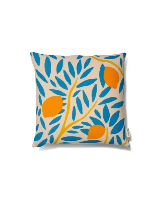 Sunny Citrus kissenbezug blau OUTLET