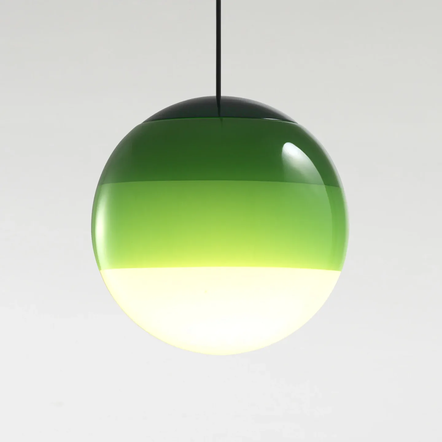 Dipping Light LED-Hängelampe Ø 13 cm grün - MARSET - Wohnzimmer - Design - Glas - Kugel