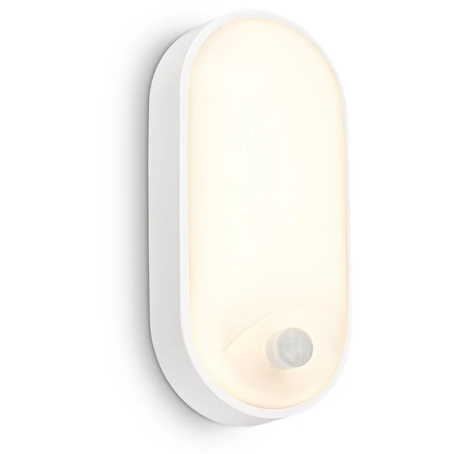 Wandlampe Telefunken Weiss Kunststoff 22 cm 6 cm - LED - Lichtfarbe: Warmweiss - LED Energiesparlampen