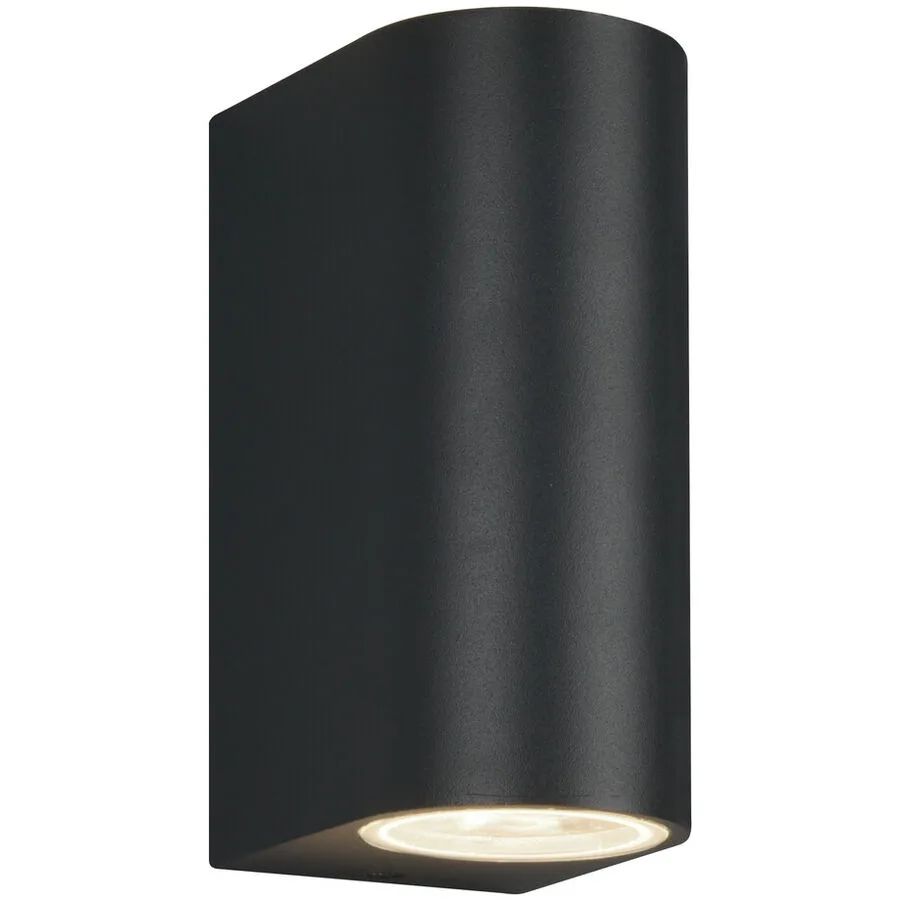 Wandlampe aussen Reeya Grau 6.9 cm 15 cm - Farbe: anthrazit - Material: Aluminium-Druckguss