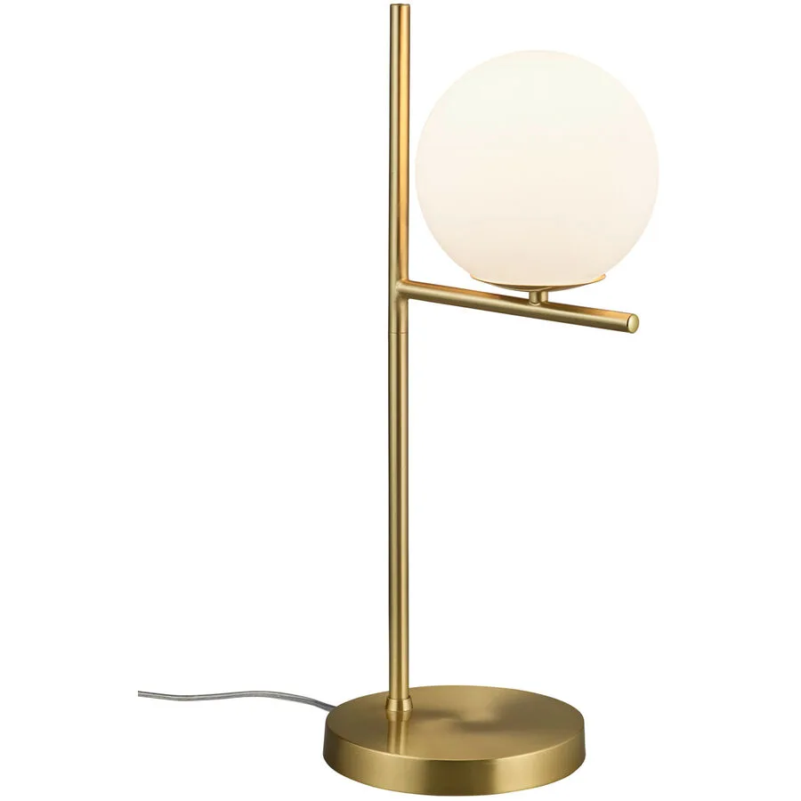 Tischlampe Reya Metall 18 cm 52 cm - Farbe: messing matt
