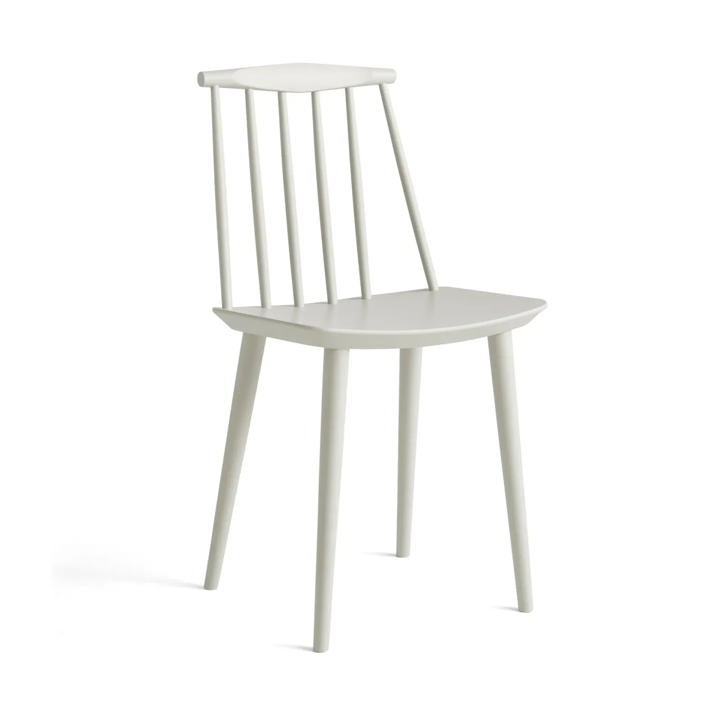 HAY J77 Stuhl Warm grey lackierte Buche