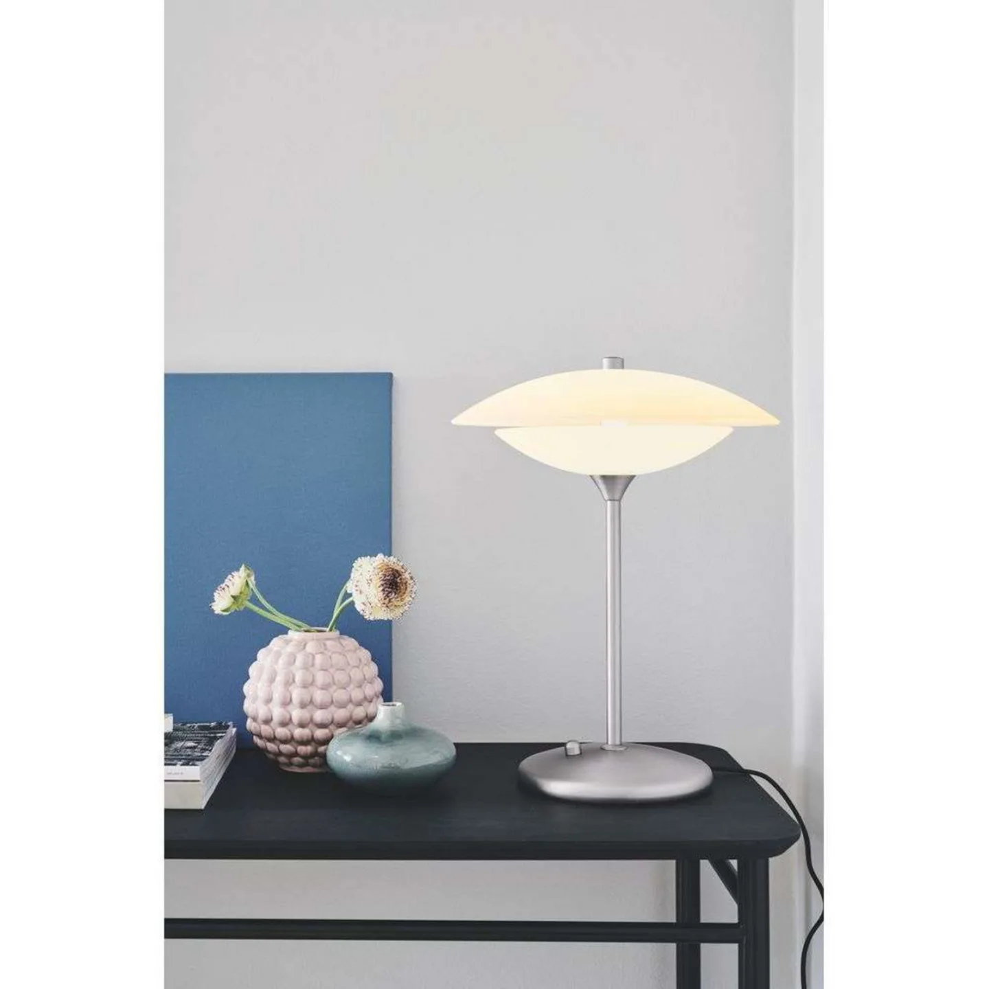 Baroni Bordlampe Ø30 Black/Opal - Halo Design - Stue - Metal