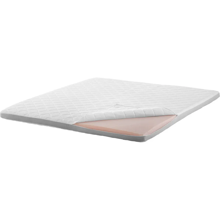 Topper Annabe Weiss Bezug 100% Polyester, Kern Gelschaum 80 x 200 cm