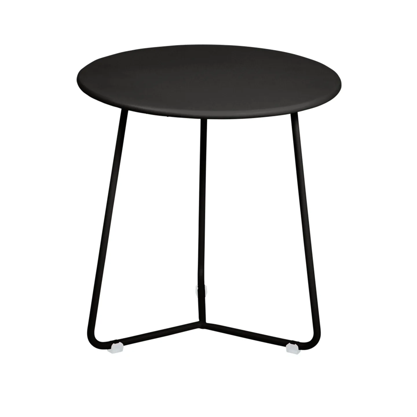 Fermob - Cocotte Occasional Table Ø34 cm - Liquorice - Småbord och sidobord utomhus - Studio Fermob