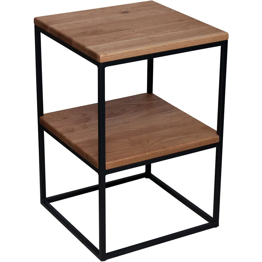 Beistelltisch Nivio natur geölt Wildeiche B 40 H 60 cm