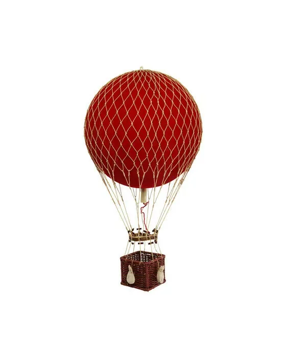 Royal Aero Hot Air Balloon Velvet Red