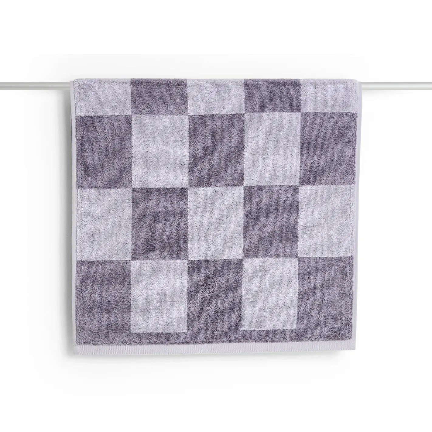 HAY Check Badezimmerteppich 50 x 90cm Lavender