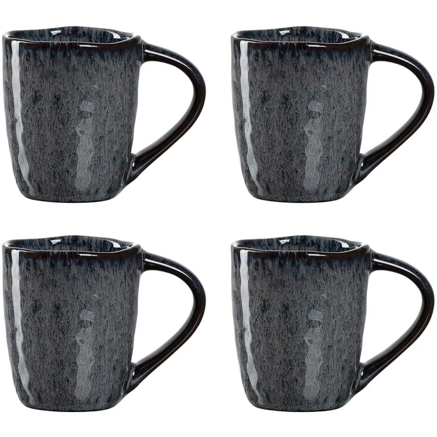 Espressotassen-Set Leonardo anthrazit Keramik H 6.5 cm 0.09 l