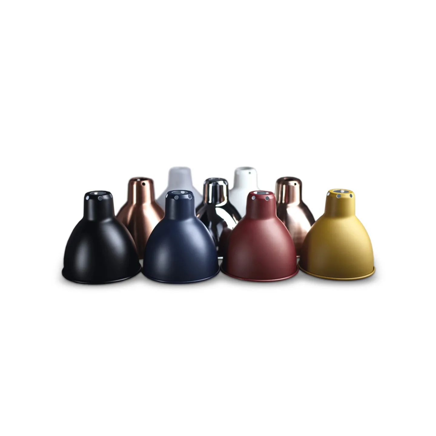 Skjerm Classic Round Ø140 Yellow - Lampe Gras - Stue - Metall