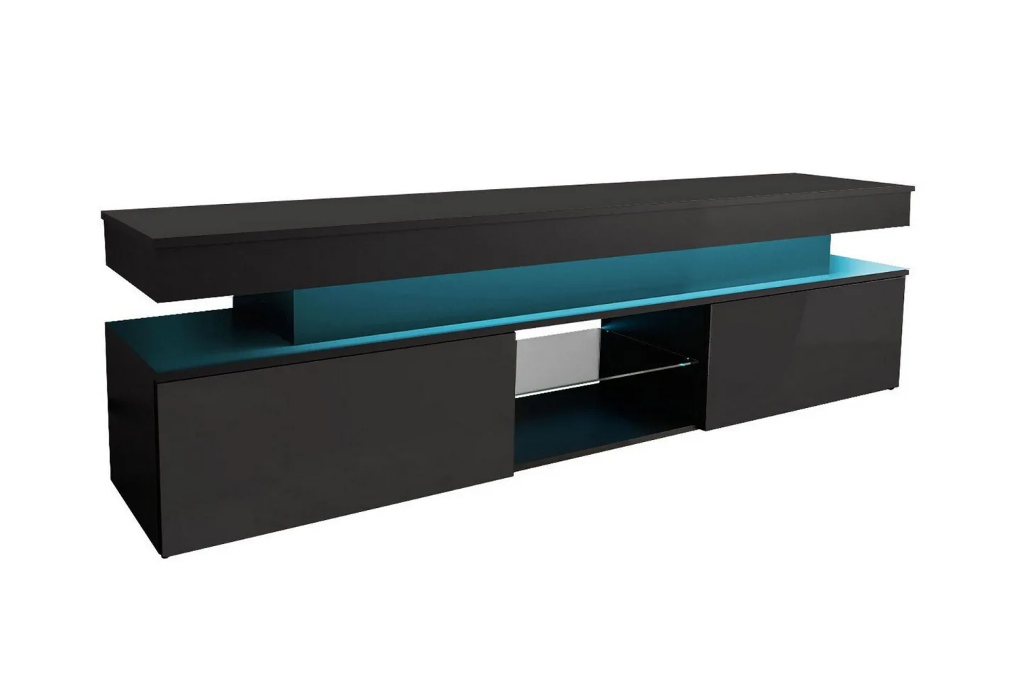 Glenndale Tv-skåp 190 cm - Svart