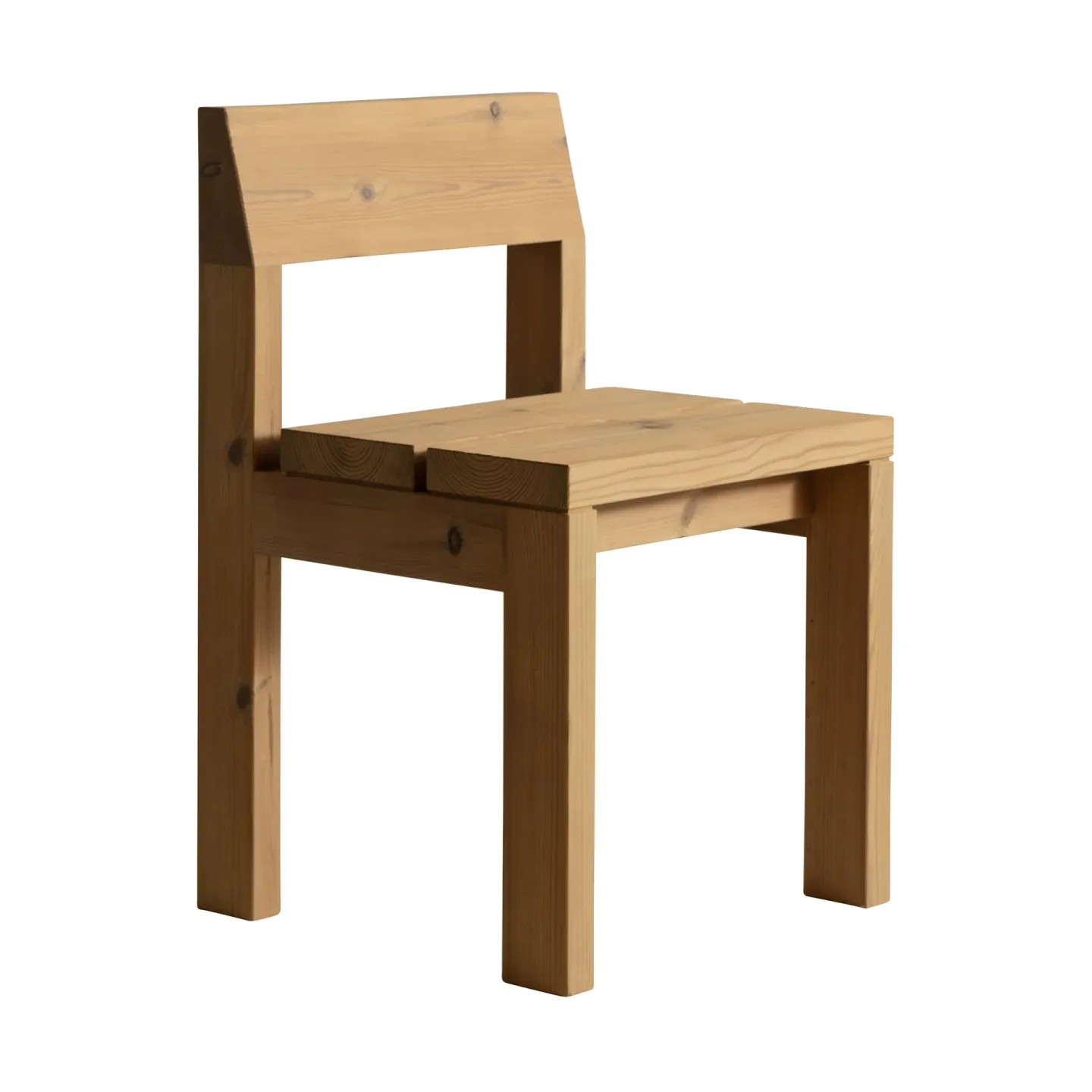Vaarnii 013 Osa Outdoor Dining Chair Stuhl Matt geöltes Wachs-Kiefernholz
