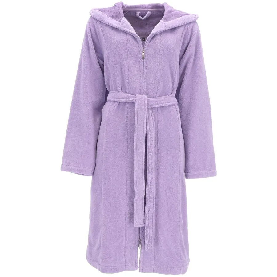 Vossen Bademantel Palermo M violett Polyester M