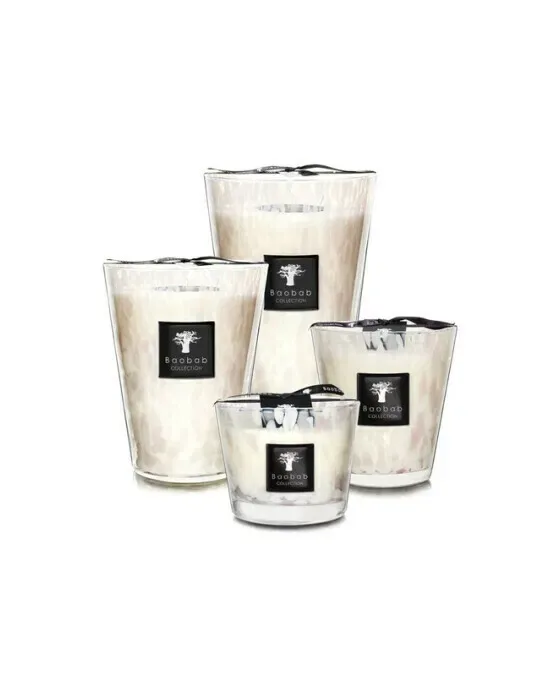 White Pearls Scented Candle