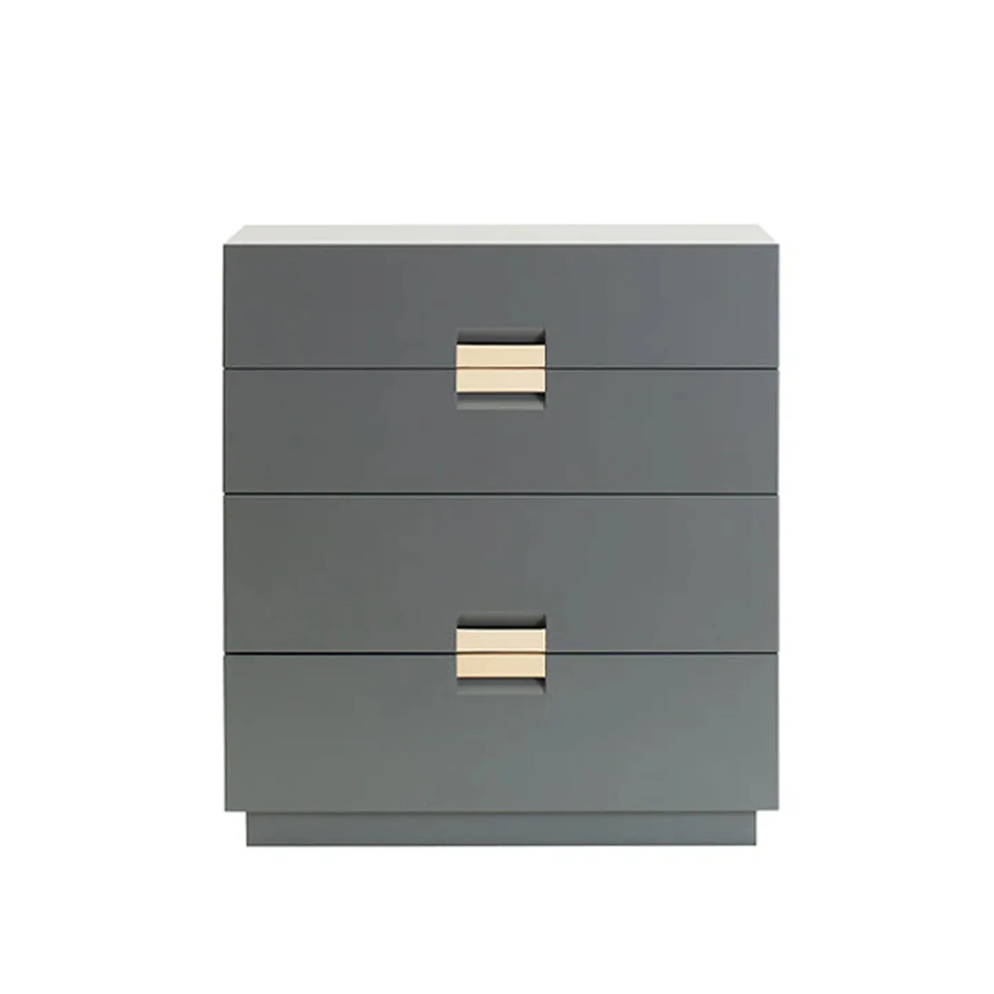 Asplund - Frame Drawer Medium - Storm Grey / Natural Leather - Byråer - Anya Sebton & Eva Lilja Löwenhielm 2011 - Grå - Läder