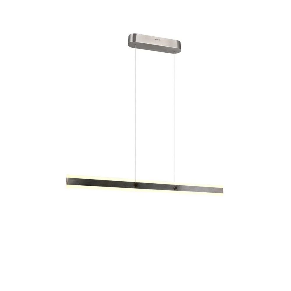 Pendel TRIO Arcola - 115 cm, Borstad Stål