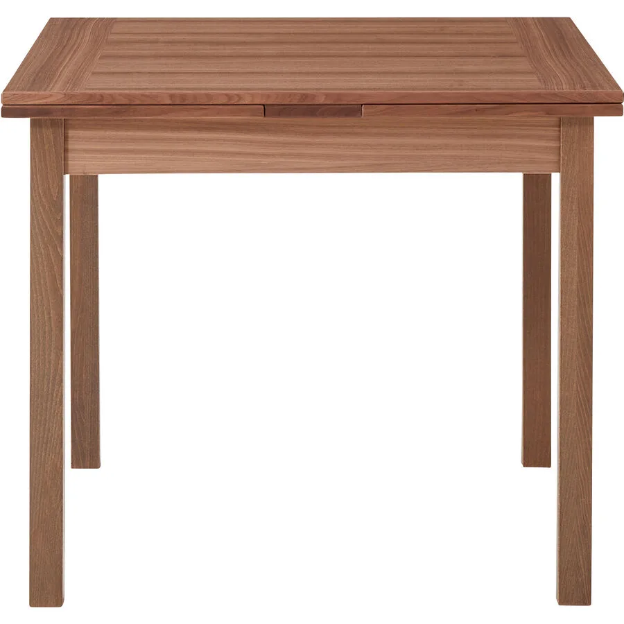 Esstisch Dirk Braun Holz 90 cm - Farbe: Walnuss