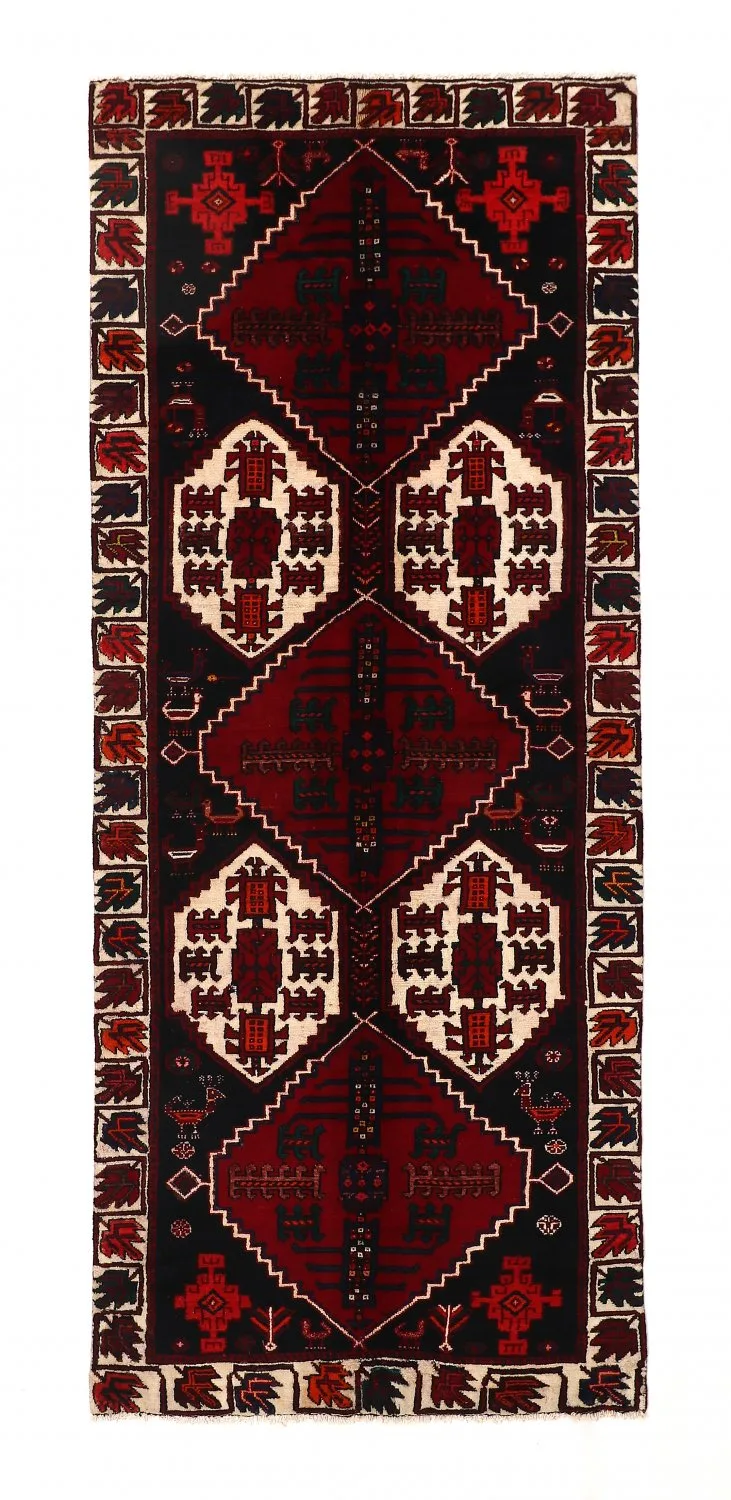 Orientalsk teppe Hamedan 275 x 112 cm