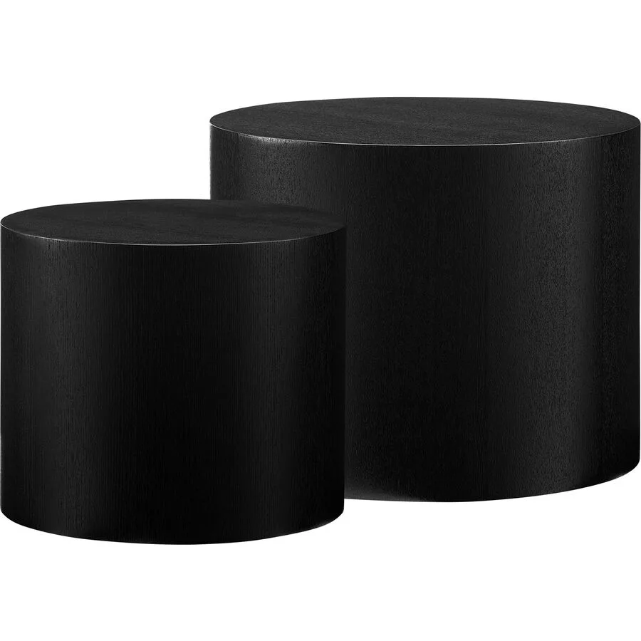 Salontisch Sontalis schwarz Esche China B 48 T 48 cm