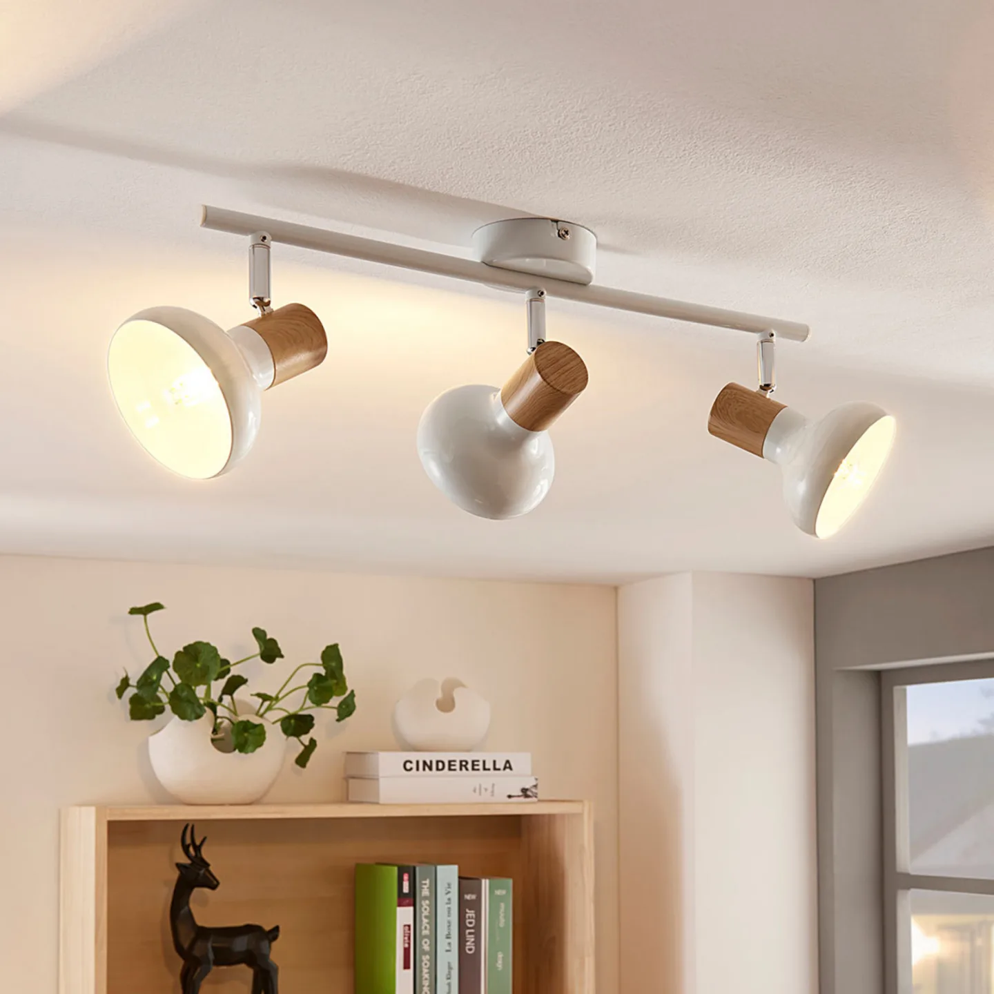 Fridolin 3 Deckenleuchte White - Lindby - Küche - Modern - Metall - Mehrflammig