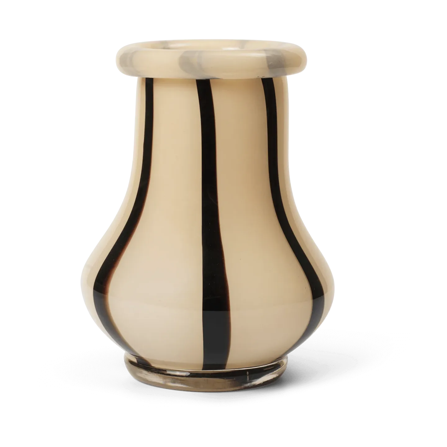 Ferm Living Riban Vase 19 cm Cream