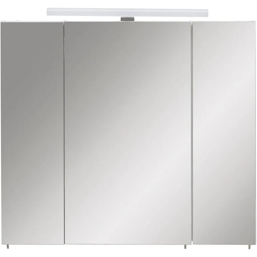 Spiegelschrank Maxin weiss matt Holzwerkstoff B 80 T 16 cm