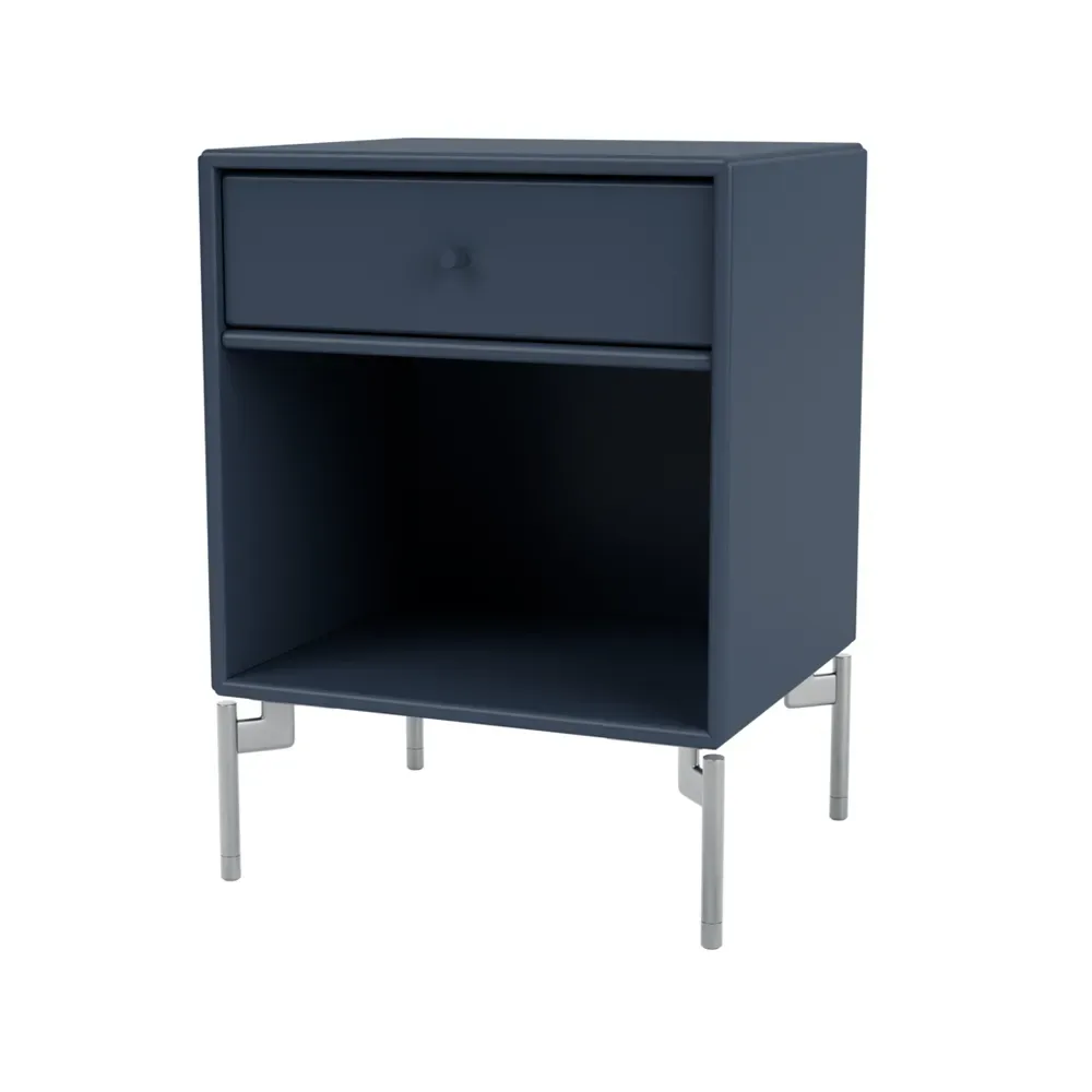 Montana Dream sängbord juniper 138, kromben