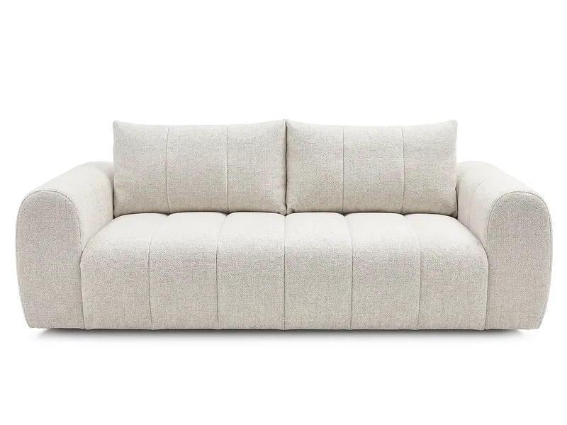 3er Sofa BOBOCHIC NESTY Stoff chiniert beige