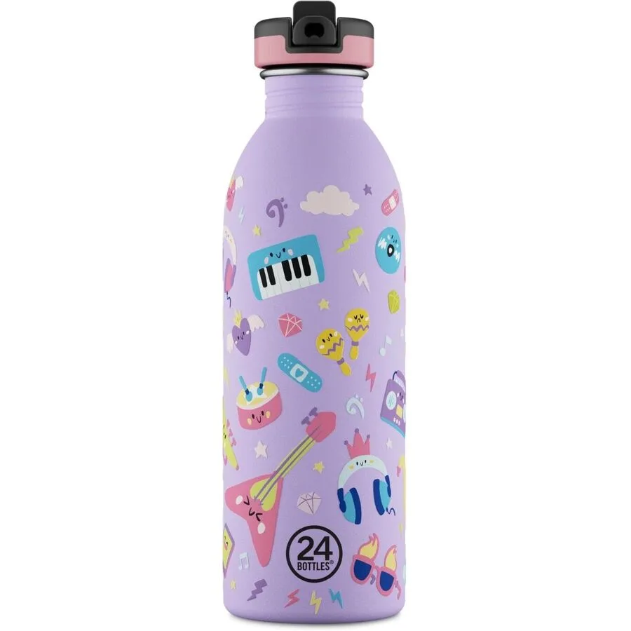 Trinkflasche 24 Bottles Lila 500 ml B 6.2 cm