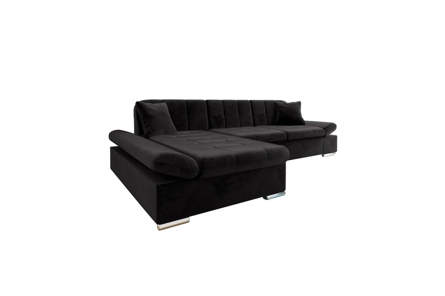Vananda Soffa med Divan 3-sits - Svart