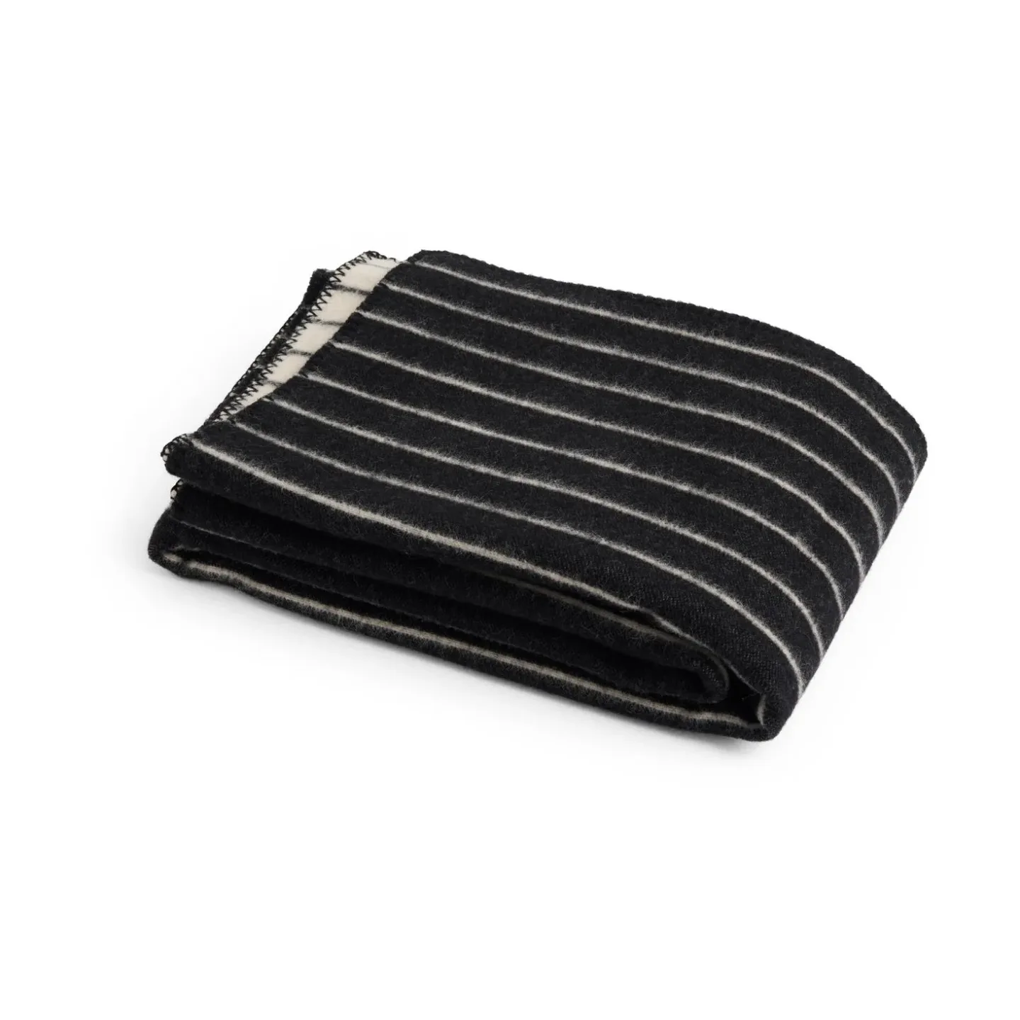 HAY Outdoor Market filt Black-beige, 130x180 cm