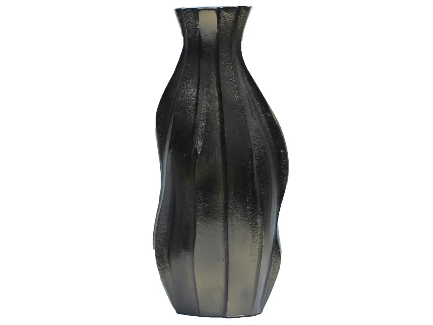 Decofinder Vase Metall Antikmessing H: 34 cm | Schubiger Möbel