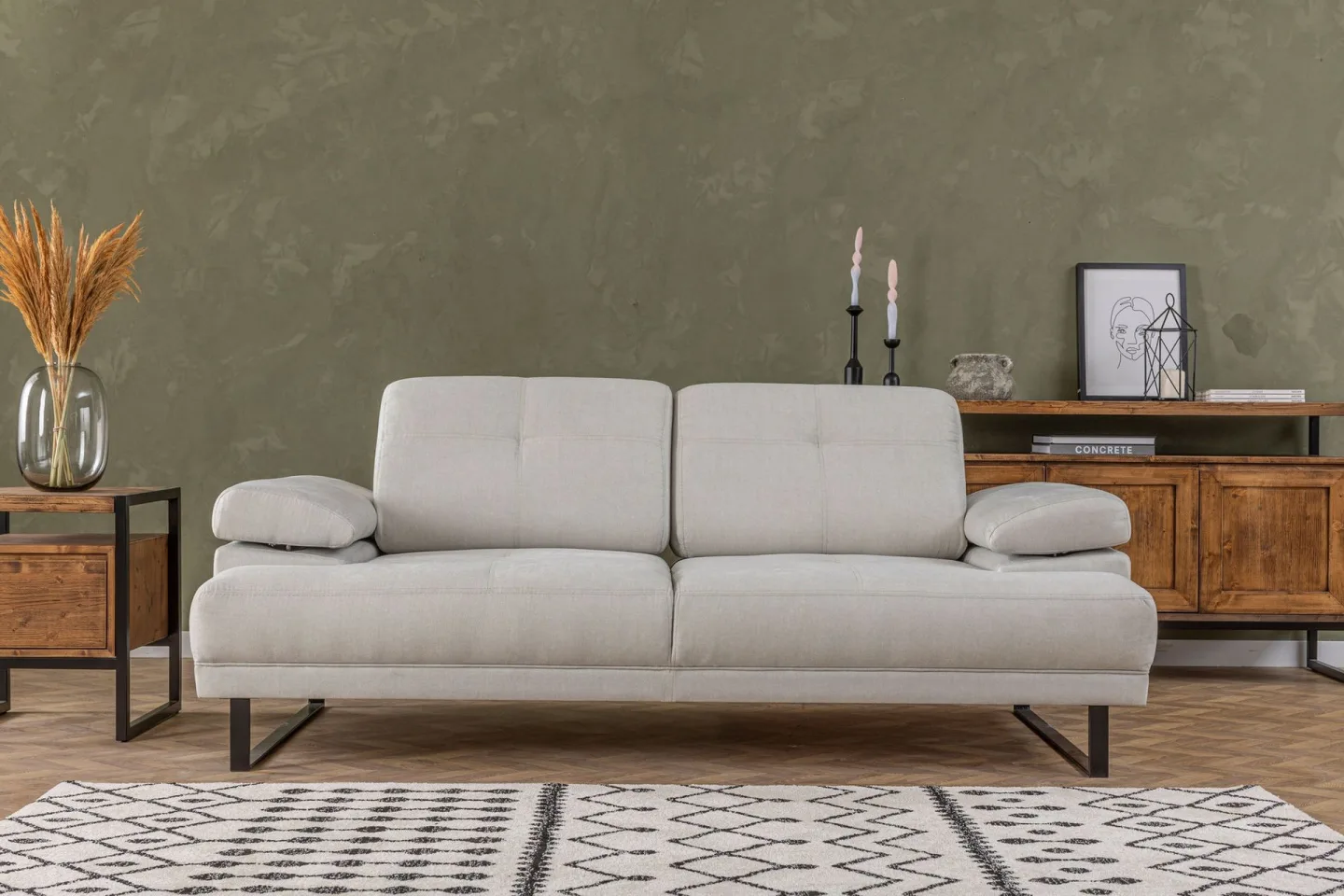 Kitimat Soffa 2-sits - Vit