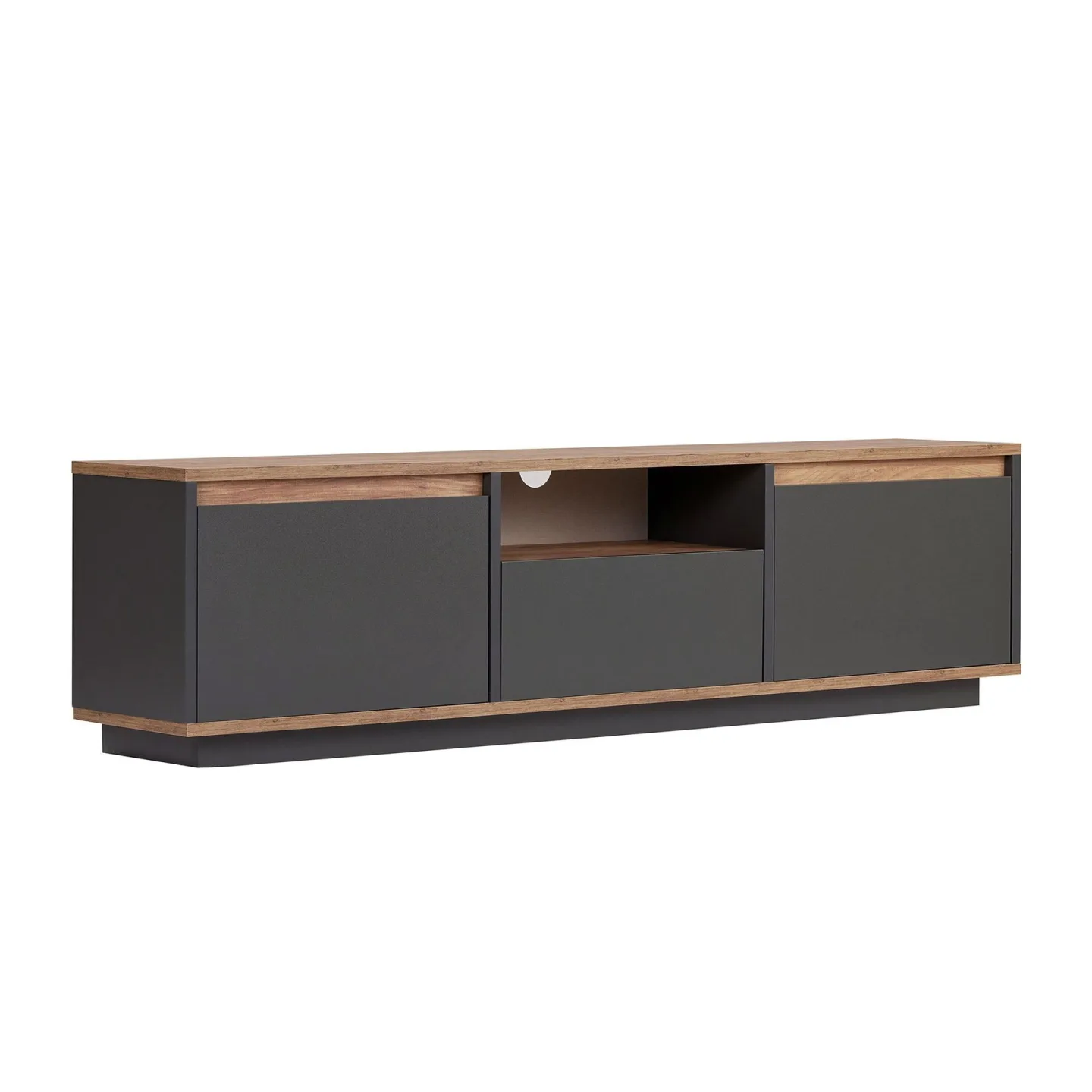 Domar Tv-bänk 160 cm - Antracit, Atlantic pine